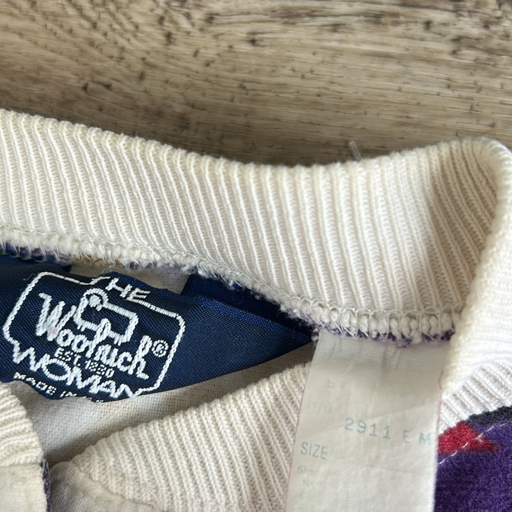 Vintage Woolrich Navajo Aztec Pajamas Dress M - Picture 6 of 7
